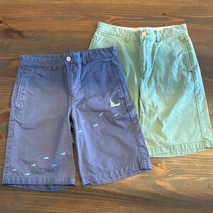 2- Vineyard Vines shorts. Boys 16.